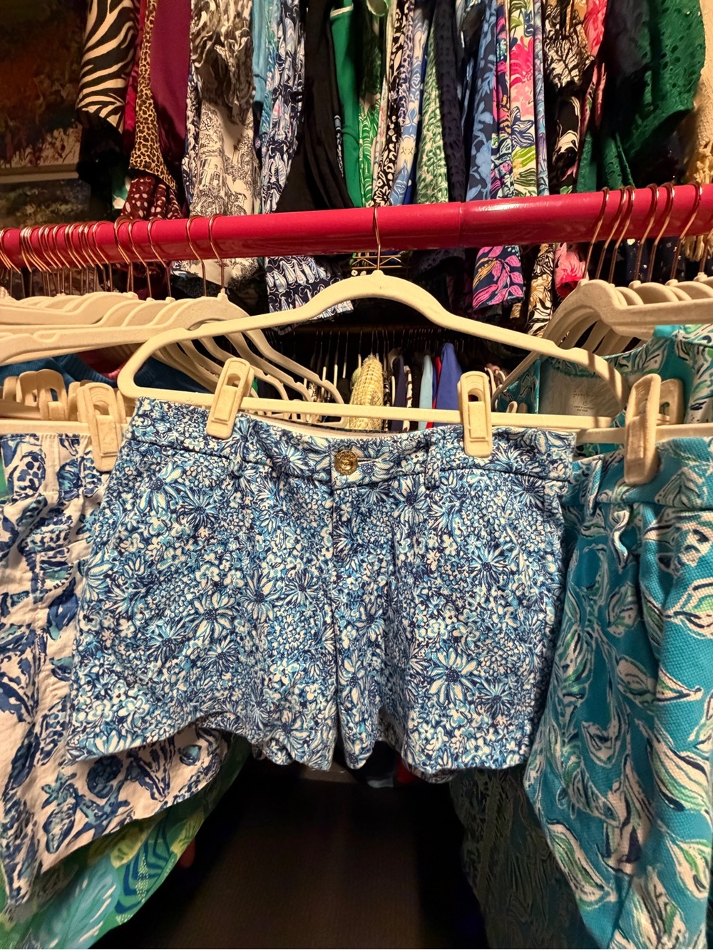 Lilly Pulitzer Callahan Knit Shorts - Cumulus Blue - 00